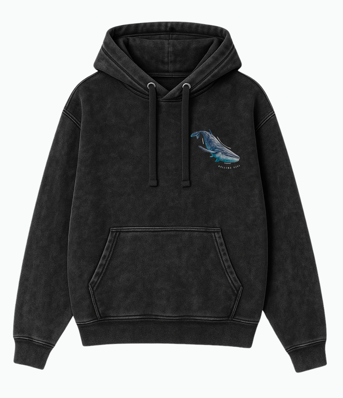 Poleron Efecto Lavado - Ballena