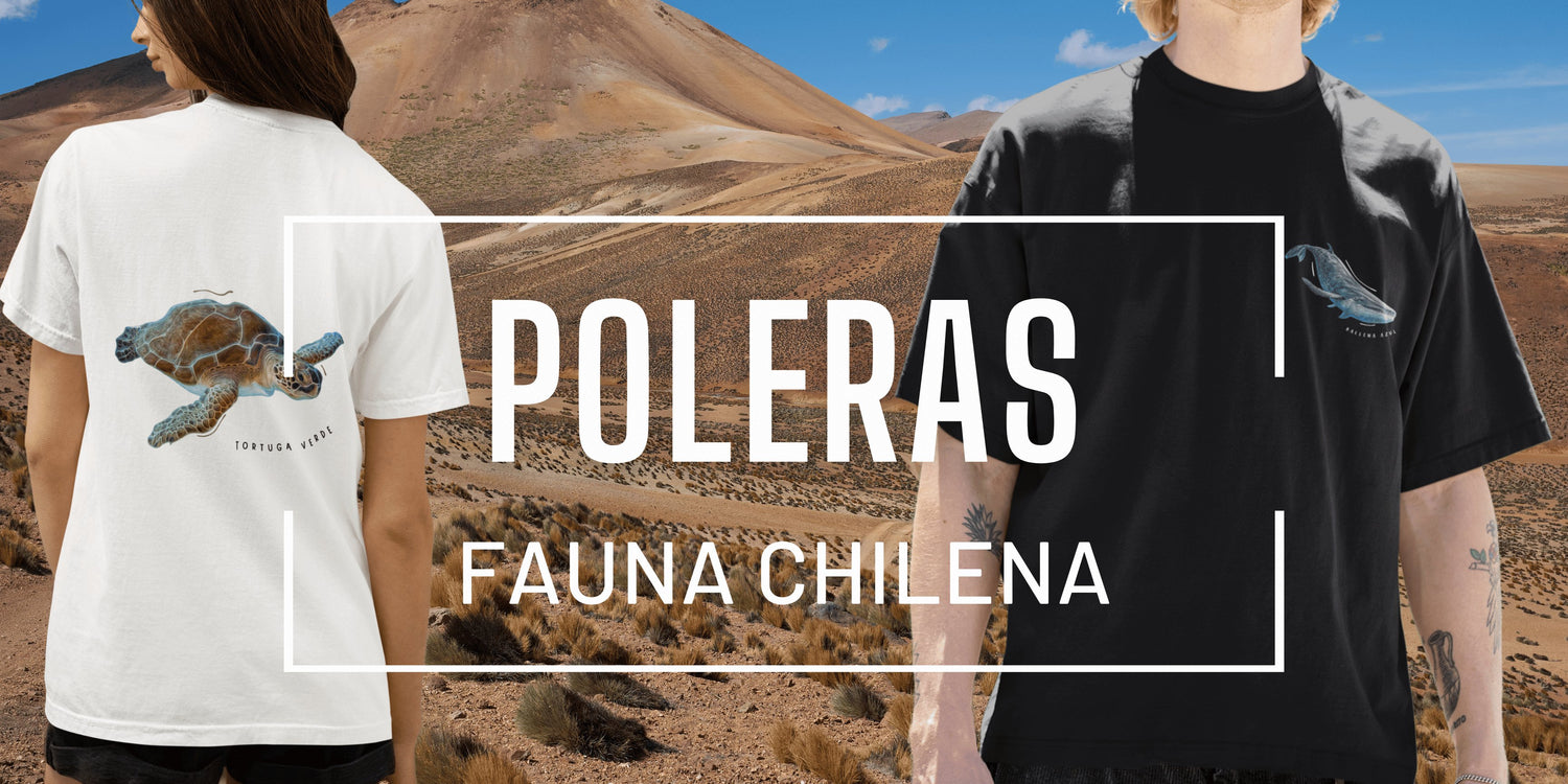Poleras fauna chilena