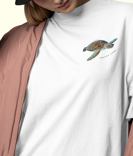Polera Tortuga estampado espalda