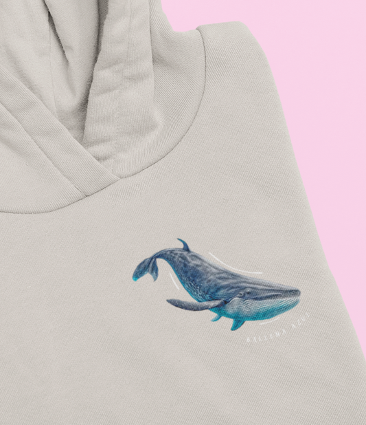 Poleron Beige Ballena Azul