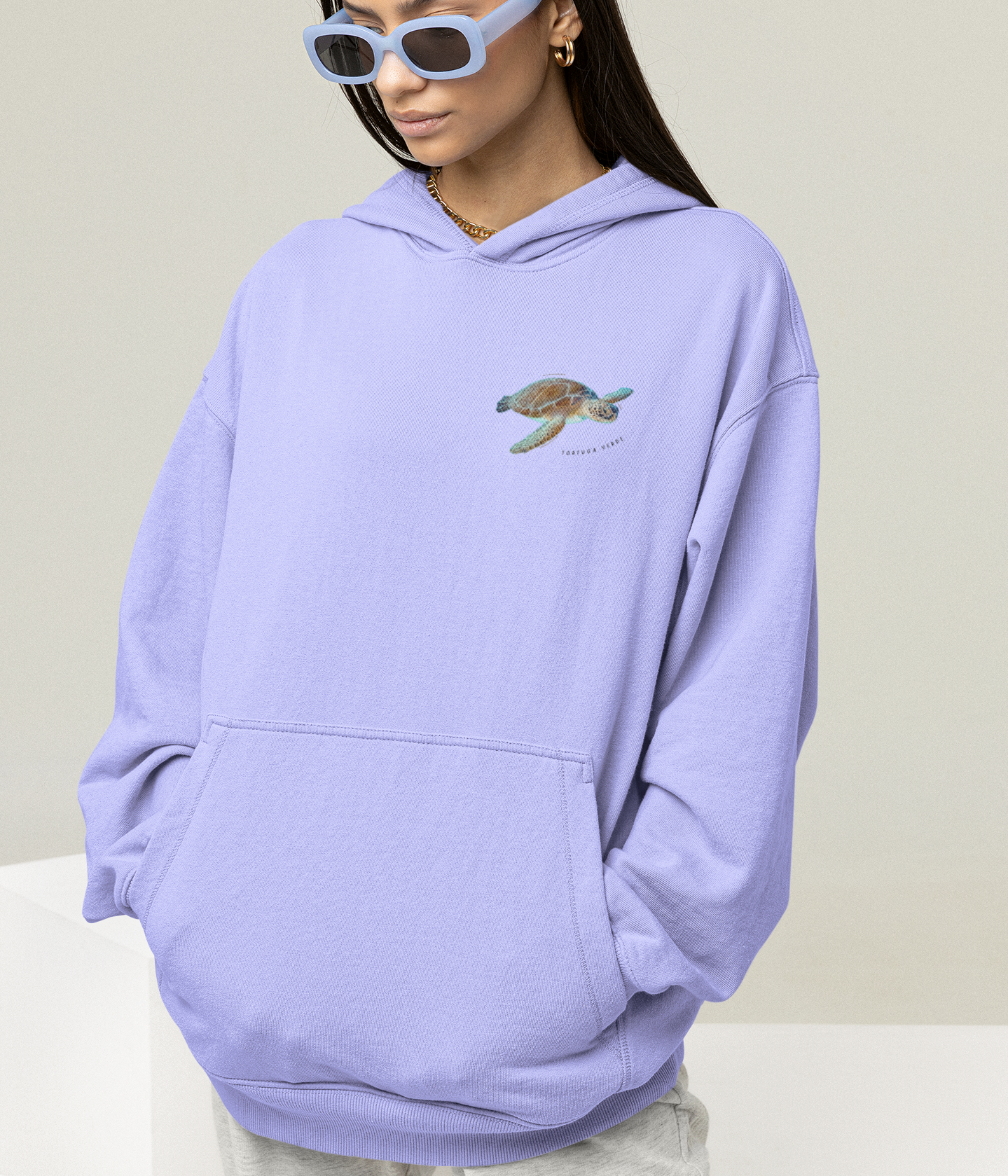Polerón Lila Tortuga